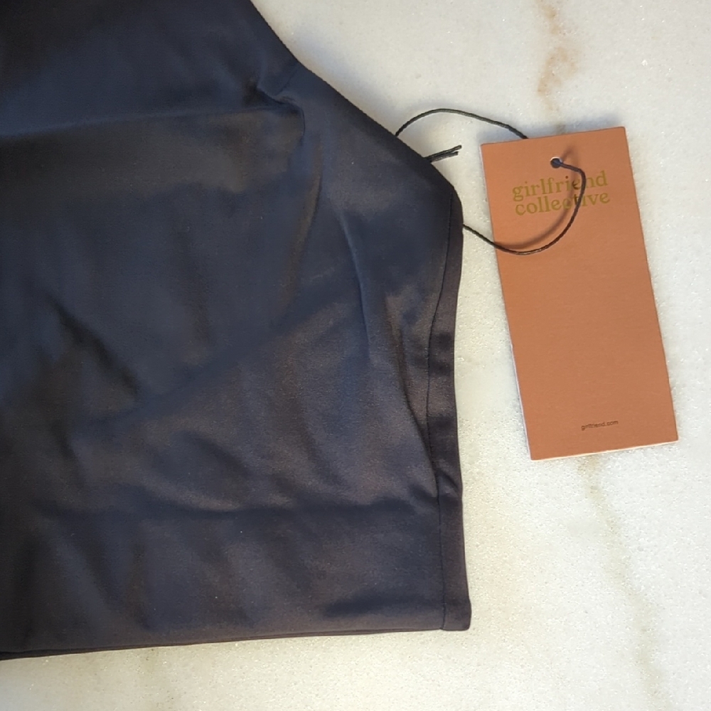 NWT Girlfriend Collective Black Topanga Halter Bra Size Large - Picture 5 of 13
